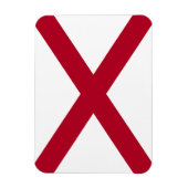 Vlag van Alabama Magneet (Verticaal)