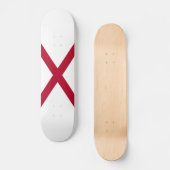 Vlag van Alabama Persoonlijk Skateboard (Voorkant)