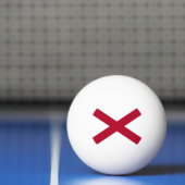 Vlag van Alabama Pingpongbal (Net)
