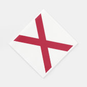 Vlag van Alabama Servet (Hoek)