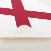 Vlag van Alabama Sherpa Deken (3/4)
