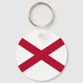 Vlag van Alabama Sleutelhanger (Achterkant)