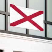 Vlag van Alabama Spandoek (Buitenkant Gebouw)