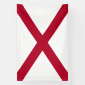 Vlag van Alabama Spandoek (Verticaal)