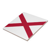 Vlag van Alabama Tegeltje (Zijkant)