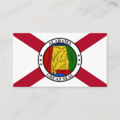 Vlag van Alabama, Vlag van Alabama Visitekaartje (Voorkant)