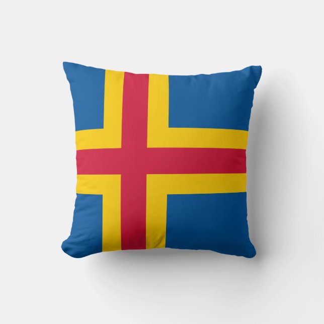 Vlag van Åland Kussen (Voorkant)