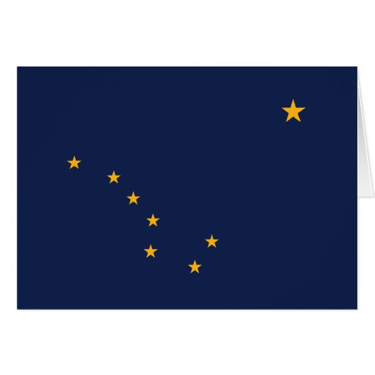 Vlag van Alaska (Voorkant Horizontaal)