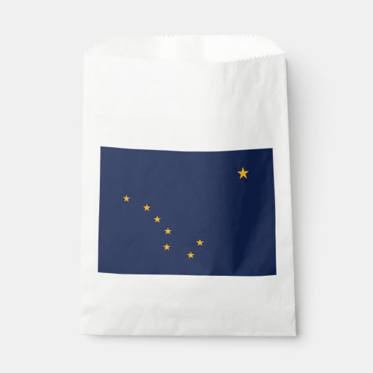 Vlag van Alaska Bedankzakje (Voorkant)
