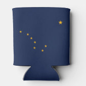 Vlag van Alaska Blikjeskoeler (Achterkant)
