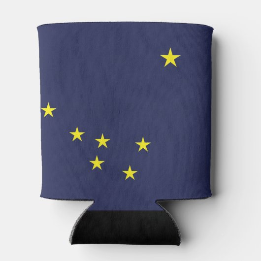 Vlag van Alaska Blikjeskoeler (Achterkant)