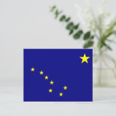 Vlag van Alaska Briefkaart (Staand voorkant)