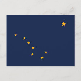 Vlag van Alaska Briefkaart