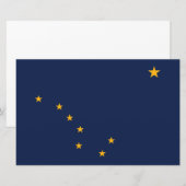 Vlag van Alaska Briefpapier (Voorkant / Achterkant)