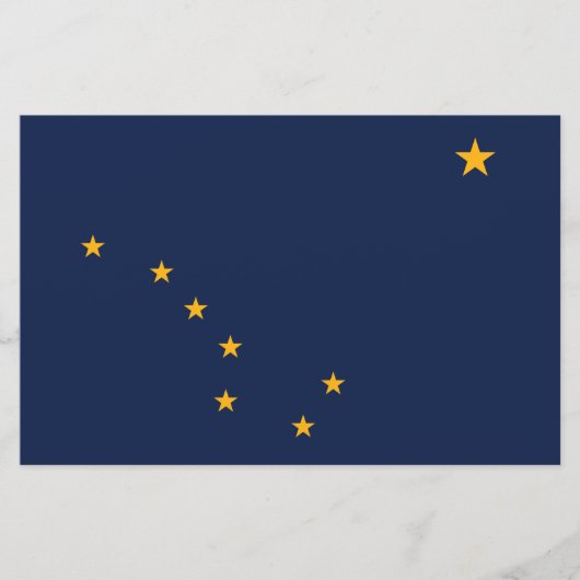 Vlag van Alaska Briefpapier (Voorkant)