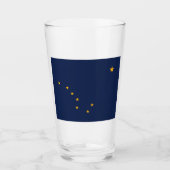 Vlag van Alaska Glas (Voorkant)