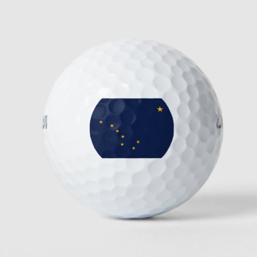 Vlag van Alaska Golfballen (Voorkant)