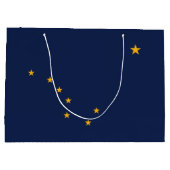 Vlag van Alaska Groot Cadeauzakje (Achterkant)