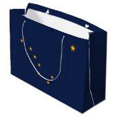 Vlag van Alaska Groot Cadeauzakje (Achterkant Gekanteld)