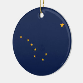 Vlag van Alaska Keramisch Ornament