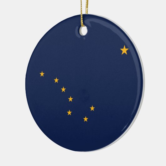 Vlag van Alaska Keramisch Ornament (Links)
