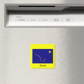 Vlag van Alaska Magneet (Insitu (Vaatwasser))