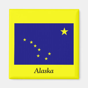 Vlag van Alaska Magneet
