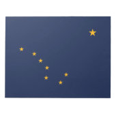 Vlag van Alaska Notitieblok (Voorkant)