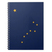 Vlag van Alaska Notitieboek (Voorkant)