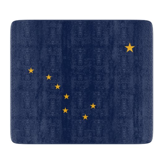 Vlag van Alaska Snijplank (Voorkant)