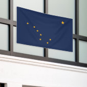 Vlag van Alaska Spandoek (Buitenkant Gebouw)