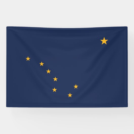 Vlag van Alaska Spandoek (Horizontaal)