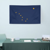 Vlag van Alaska Spandoek (Beurs)