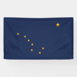 Vlag van Alaska Spandoek