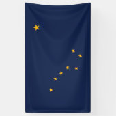 Vlag van Alaska Spandoek (Verticaal)