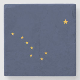 Vlag van Alaska Stenen Onderzetter