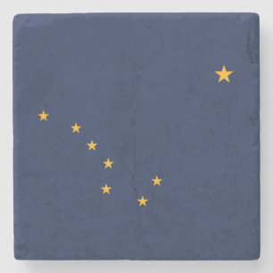 Vlag van Alaska Stenen Onderzetter