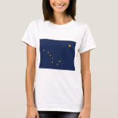 Vlag van Alaska T-shirt (Voorkant)