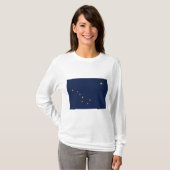 Vlag van Alaska T-shirt (Voorkant volledig)