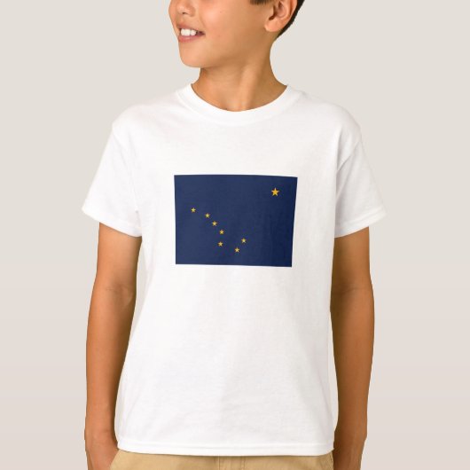 Vlag van Alaska T-shirt (Voorkant)