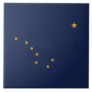 Vlag van Alaska Tegeltje
