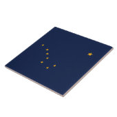 Vlag van Alaska Tegeltje (Zijkant)