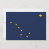 Vlag van Alaska, Vlag van Alaska Wedding Kaart (Achterkant)