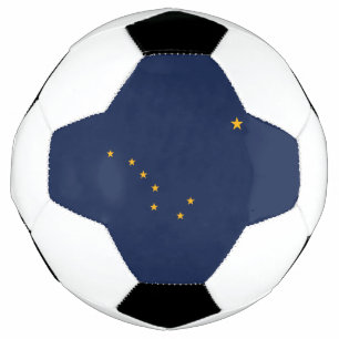 Vlag van Alaska Voetbal