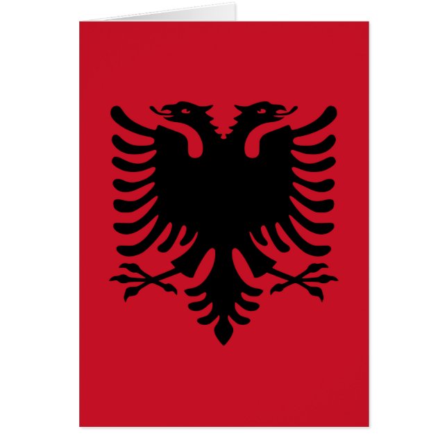 vlag van Albanië (Voorkant)