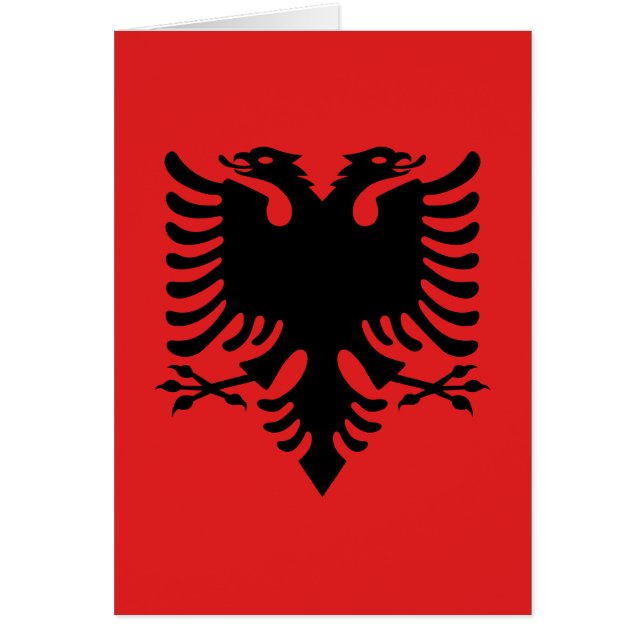 vlag van Albanië (Voorkant)