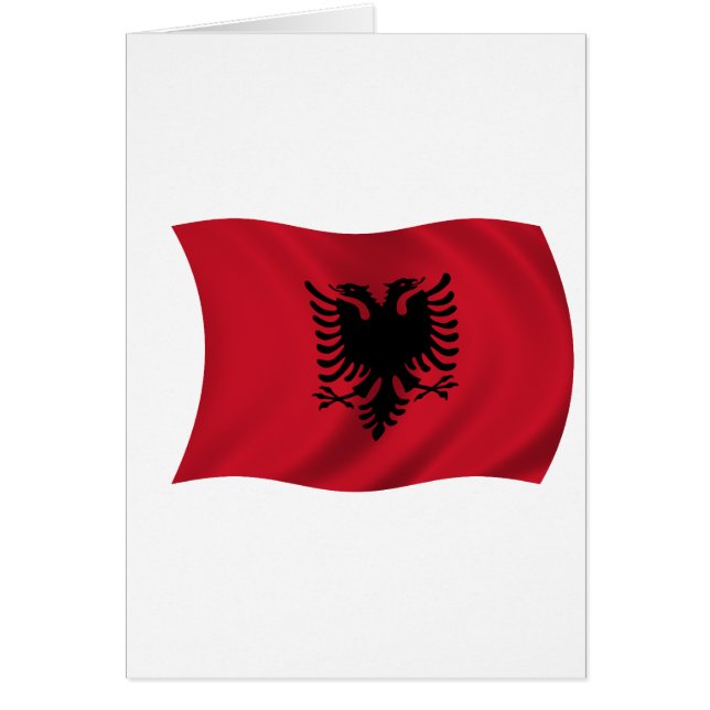 vlag van Albanië (Voorkant)