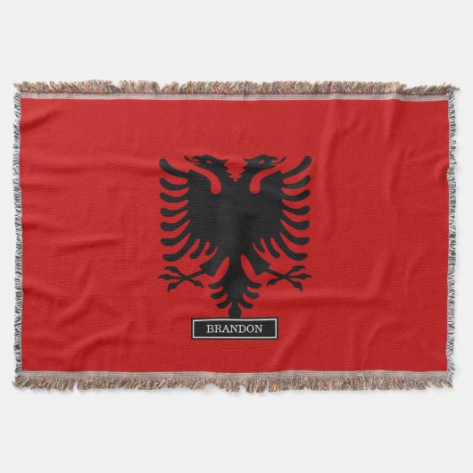 vlag van Albanië Deken (Voorkant)