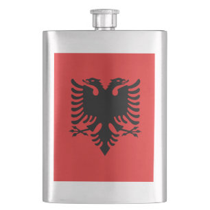 vlag van Albanië Flacon