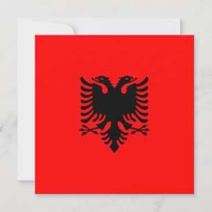 vlag van Albanië Kaart